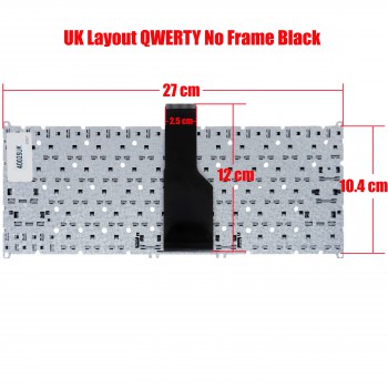 Laptop Keyboard Acer Aspire S3 S5 One 756 Travelmate B1 V5-121 V5-131 V5-171 90.4BT07.S0E 90.4BT07.S0R 90.4BT07.S1B 90.4TH07.S0U 90.4TH07.S1D 9Z.N7WPC.20Q 9Z.N7WPC.20S 9Z.N7WPC.21B 9Z.N7WPC.22M UK KEYBOARD(Ref.40025UK)
