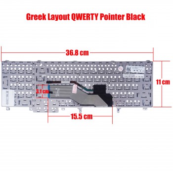 Greek Keyboard Laptop Dell Latitude E5520 E5530 E6520 E6530 E6540 Precision M4600 M6600 M6700 02PJKW 05KK5K 07JJJNH 0DY26D 0F1CN4 0J8NYG 0T1PYT 0WG3DV TDPKW MP-10H13GR66698W PK130FH2E07 06G695 MP-10H1 (SKU.40028GR)