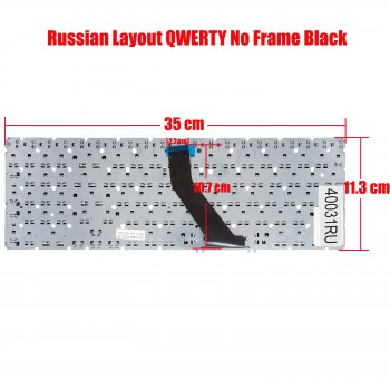 Laptop Keyboard Russian Acer Aspire Acer V5-531 V5-531P V5-551 V5-551G V5-552 V5-552G V5-571 V5-571-6467 V5-571-6688 V5-571G V5-571P V5-571P-6627 MS2361 NK.I1717.07G 9Z.N8QBW.K0L NSK-R3KBW0L RUSSIAN KEYBOARD (Ref.40031RU)