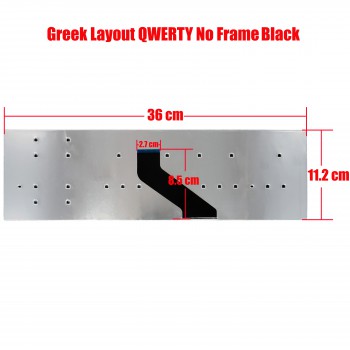 Greek Laptop Keyboard for Acer 5755 5755G 5830 5830G 5830T 5830TG V3-551 V3-571 V3-571G V3-731 V3-771 V3-771G MP-10K33GR-6981 KB.I170A.394 PK130N42A27 PK130IN2A00 PK130IN2A00 PK130IN1A00 KB.I170A.410 GR  BLACK NO FRAME (SKU.40032GR)