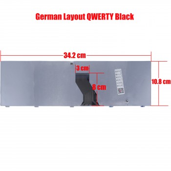 German Laptop Keyboard for Lenovo Ideapad U550 U550A U550G U550P 25-009407 25-009408 25-009409 25-009410 25-009413 25-009414 25-009421 25-009422 25-009428 25-009431 DE Black ( SKU.40036DE )