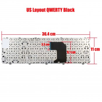 Laptop Keyboard for HP pavilion HP G7-2000 G7-2100 G7-2200 G7-2300 AER39U00320 AER39+01010 697477-151 699815-151 674286-001 685126-001 AER39U00020 V132546AS1 2B-04901Q121 2B-04916Q121 2B-04920Q121 US VERSION BLACK (SKU.40049US)