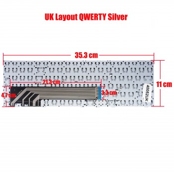 Laptop Keyboard for HP PROBOOK 4530S 4535S 4730S 4735S 4740S 646300-dj1 638179-DJ1 90.4ZA07.L0L SG-59301-X2A/22A 638179-031 646300-031 NSK-CC0SV 9Z.N6MSV.00U 638179-DJ1 SG-45800-X2A 6037B0059601 UK ( SKU.40052UK )