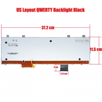 Laptop Keyboard for Dell Studio 1735 1736 1737 PP31L WT754 US BLACK with Backlit ( SKU.40054USBL )