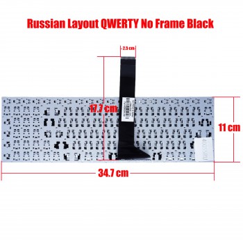 Keyboard Russian Laptop Keyboard for Asus K550 A550 A550CL X550 X550C A550D X550L Y581C A550L A550V A550VB X550CA Russian (Ref.40055RU)
