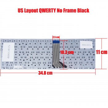 Keyboard - Laptop Keyboard for ASUS X551C X551CA X551M X551MA F551 F551C F551CA F551CA F551M F551MA F551MAV 0KNB0-612GUK00 AEXJCE01010 AEXJC+00110 0KNB0-810CGR00 MP-13K96GR-9201 US No Frame ( Code 40064US )