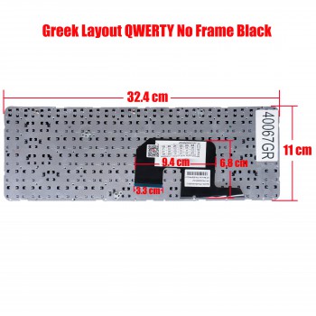 Greek Laptop Keyboard SG-35500-28A HP SG-35520-XUA HP V112846AK1 HP 606743-171 606743-251 V112846AS1 HP V112846BS AELX6+00110 SG-35500-X2A 606745-DJ1 ( SKU.40067GR )