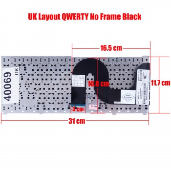 Laptop Keyboard for HP Probook 4310 4310s 4311 4311s 535308-001 535308-031 535308-041 535308-051 535308-061 535308-071 535308-131 535308-141 535308-171 535308-201 UK No Frame Black ( SKU.40069UK )