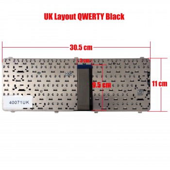 Keyboard Laptop HP COMPAQ HP 511 515 516 610 610 615 6530 6530s 6531S 6535s 6730s 6735s CQ510 CQ610 539682-041 490267-001 490267-031 490267-041 490267-051 490267-061 UK VERSION BLACK KEYBOARD(Ref.40071UK)