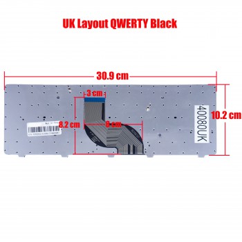 Laptop Keyboard Dell 13R N3010 14R N4010 14V M4010 M5030 N4020 N4020D N4030 N4030D N5020 N5030 05K3CY 0H7W3P 0JRH7K 0YDK9T 0YTYM3 90.4EK07.S0F UK VERSION BLACK KEYBOARD(Ref.40080UK)