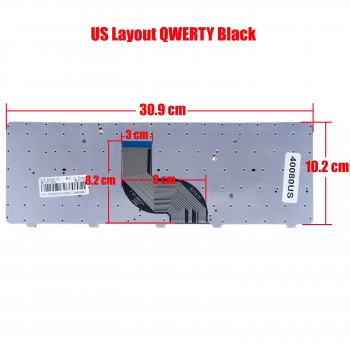 Laptop Keyboard Dell 13R N3010 14R N4010 14V M4010 M5030 N4020 N4020D N4030 N4030D N5020 N5030 05K3CY 0H7W3P 0JRH7K 0YDK9T 0YTYM3 90.4EK07.S0F US VERSION BLACK KEYBOARD(Ref.40080US)