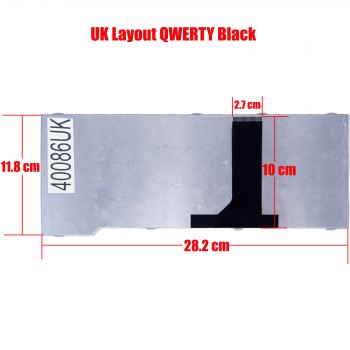 Laptop Keyboard for Fujitsu Esprimo D9510 P5710 P5720 V6505 V6515 V6535 V6545 V6555 X9510 NSK-F3G0G 9J.N0N82.G0G 9J.N0N82.G0F UK Black ( SKU.40086UK )