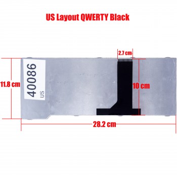Laptop Keyboard for Fujitsu Amilo PI3540 Sa3650 Esprimo D9510 P5710 P5720 V6505 V6515 V6535 V6545 V6555 9JN0N82P0T8320019ASA NSK-F3P0T NSK-F300L US Black ( Code 40086US )