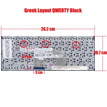 Greek Laptop Keyboard for HP MINI 5100 5101 5101 5102 5103 2150 5100 5101 5103 5105 570267-001 570267-031 570267-041 570267-061 570267-071 570267-131 570267-141 570267-DJ1 V104526AS1 578361-DJ1 6037B0042028 578364-DJ1 (SKU.40092GR)
