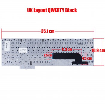 Laptop Keyboard for Samsung NP-X520 X520 CNBA5902582ABIL9062 CNBA5902583BBIL CNBA5902583CBIL V106360BK1 V106360BS1 BA59-02582A UK BLACK ( SKU.40113UK )