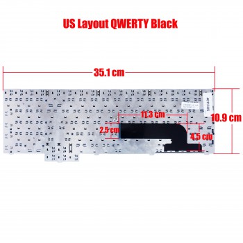 Laptop Keyboard for Samsung NP-X520 X520 CNBA5902582ABIL9062 CNBA5902583BBIL CNBA5902583CBIL V106360BK1 V106360BS1 BA59-02582A US BLACK (SKU.40113US)