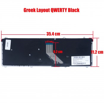 Greek Laptop Keyboard for HP Pavilion DV6-1000 DV6-2000 AEUT3U00140 570228-031 9J.N0Y82.H01 9J.N0Y82.M0U 517863-DJ1 DV6-1201au DV6-1202au DV6-1202tu DV6-1203au dv6-100sv GR BLACK (Ref.40116GR)