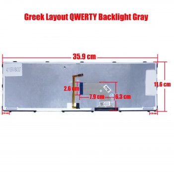 Keyboard Laptop Greek SONY VAIO SVE15 E15 SVE15 SVE-15 E17 SVE 17 SVE17 V133846BS1 149093811GR 149163811 9Z.N6CSW.KO1 9Z.N6CSW.KO100 149093811 149162111 9Z.N6CSW.G0U 149032881 AEHK5+0013G2A V133846BS1 BACKLIT (Code 40119GRGRAYBACKLIT)