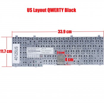Laptop Keyboard for PACKARD BELL EASYNOTE W3117 W3141 W3200 W3210 W3220 W3230 W3240 W3281 W3300 W3301 W3320 W3322 W3330 W3331 W3333 W3335 W7500 W7600 W7620 W7760 W7770 W7810 W5800 W1000 W1800 W1801 W7040 W7056 US ( SKU.40125US )