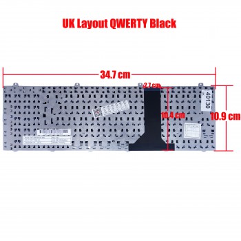 Laptop Keyboard Packard Bell 71GF71084-30 Advent MP-08B36GB-360 6441 6551 6552 Keyboard UK VERSION BLACK KEYBOARD(Ref.40130UK)