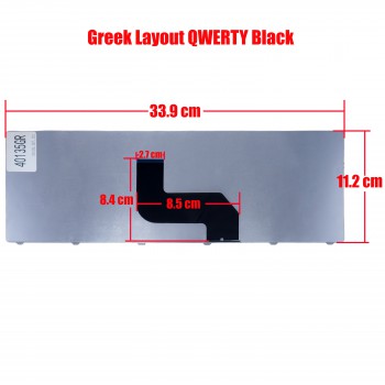 Greek Keyboard Laptop Gateway KB.I170G.125 KB.I170G.130 KB.I170G.130 KB.I170G.137 KB.I170G.138 MP-07F33SU-930 MP-07F33U4-930 MP-07F36B0-930 MP-07F36F0-930 MP-07F36GB-930 MP-07F36I0-930 MP-08G63US-6982 GR VERSION GK BLACK (Ref.40135GR)