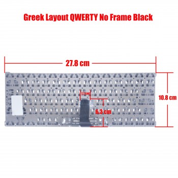 Greek Laptop Keyboard for Apple Macbook Air 13" A1369 A1466 MC503 MC503LL/A MC504 MC504LL/A MC965 MC965LL/A MC966 MC966LL/A MD231 MD231LL/A MD232 MD232LL/A MD760 MD760LL/A MD761 MD761LL/A GR (SKU.40167GR)