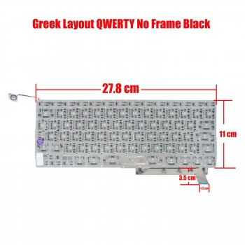 Greek Laptop Keyboard for Apple MacBook Pro 15" A1286 Keyboard MB470 MB471 MB985 MB986 MC026 MC118 MC371 MC373 MC721 MC723 MD103 MD104 MD314 MD318 GR (SKU.40169GR2008)