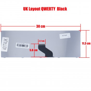 Laptop Keyboard Acer Aspire 3750G 3810T 3935 4741 4750G 3410 3410G 3410T 3810 NSK-AM10L 4810T/4810TZ/4410 MS2271 3810T 3815 3820 3820G 3820T 3820TZ 3820TG 3820TZ 3820TZG 4235 4240 4251 4251g 4336 4336g 4410 4410 4410T 4535 4535G 4540 4540G 4551 (Ref. 4017