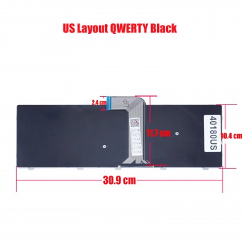 Laptop Keyboard for Dell Inspiron 14R 5437 5421 14 3421 3437 15Z 5523 Latitude 3440 Vostro 2421 6H10H 06H10H K75CY 0K75CY US Βlack ( SKU.40180US )
