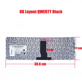 Keyboard Laptop Keyboard HP Pavilion DV2000 DV2100 DV2200 DV2300 DV2400 DV2500 DV2600 DV2700 DV2800 DV 2000 2100 2200 2300 2400 2500 2600 2700 2800 UK VERSION BLACK KEYBOARD(Ref.40184UK)