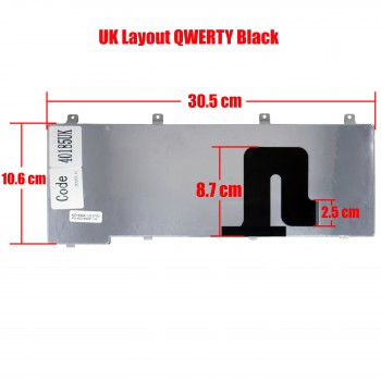 Laptop Keyboard HP Pavilion DV4000 DV4100 DV4200 DV4300 DV4400 DV4004XX DV4015CL DV4030US DV4000XX DV4005US DV4018CL DV4020 Presario V4000 V4100 V4200 NSK-H3L0S 99.N5982.L0S UK VERSION BLACK KEYBOARD UK (Ref.40185UK)