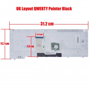 Keyboard Laptop HP 6910 6910B 6910P nc6400 399946-001 399946-161 418910-001 9J.N8282.00F 9J.N8282.00T UK VERSION BLACK KEYBOARD(Ref.40204UK)