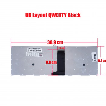 Keyboard Laptop Keyboard SONY VAIO FR SERIES PCG-FR 415B 147808632 KFRMBA137B 147808632 73T00310 UK VERSION BLACK KEYBOARD(Ref.40209UK)