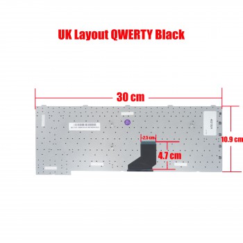 Laptop Keyboard Samsung M40 PLUS CNBA5901321ABTNE CNBA5901321CB7NE4B4 CNBA5901327CB1NE CNBA5901327CB7NE4BD CNBA5901327DB7NE487 CNBA5901327FB7NE516 UK VERSION BLACK KEYBOARD(Ref.40213UK)