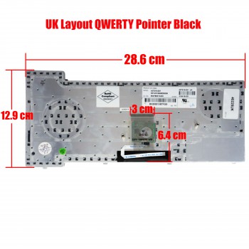 Laptop Keyboard HP NC8200 NC8220 NC8230 NC8230 NC8400 NC8430 NC8440 NW8240 NX7300 NX7400 NX8220 359087-B31 359089-171 407218-041 407218-161 407218-A41 413554-001 413554-031 413554-041 UK VERSION BLACK KEYBOARD(Ref.40225UK)