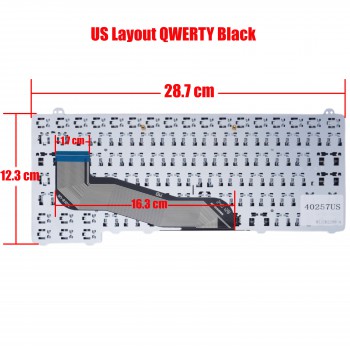 Laptop Keyboard DELL Latitude 14 5000 E5440 E5440 BLACK Laptop Keyboard(Ref.40257US)