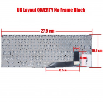 Laptop Keyboard Apple Macbook Pro 15 Retina A1398 MC975 MC976 MD293 MD294 MD831 ME293 ME294 ME664 ME665 15 inch MC975 MC976 MC975 MC976 Apple Macbook Pro (Ref.40259UK)