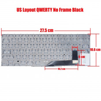 Laptop Keyboard Apple Macbook Pro 15 Retina A1398 MC975 MC976 MD293 MD294 MD831 ME293 ME294 ME664 ME665 15 inch MC975 MC976 MC975 MC976 Apple Macbook Pro (Ref.40259US)