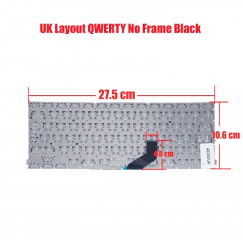 Laptop Keyboard Apple MacBook Pro A1425 13 2.5GHz i5 MD212LL/A A1425 13 2.6GHz i5 ME662LL/A A1425 13 2.9GHz i7 MD213LL/A A1425 13 3.0GHz i7 ME662LL/A A1425 13.3 inch UK VERSION BLACK KEYBOARD(Ref.40260UK)