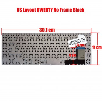 Laptop Keyboard for Samsung 370R4E 450R4E NP370R4E NP370R4V NP450R4E NP450R4V 812-01567-00A BA5903619 BA59-03619C BA75-03619C BA59-03621A US No Frame Black ( SKU.40262US )