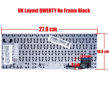 Laptop Keyboard for Samsung NP915S3G NP905S3G NP906S3G 915S3G 905S3G 906S3G SG-62310-2BA BA59-03786A BA75-04673A 9Z.NAPSN.001 UK No Frame Black ( SKU.40264UKNOFRAME )