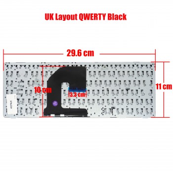 Keyboard Laptop HP Elitebook 8460P 8460W 8470p 8470w 702651-001 ProBook 6460B 6465B 635768-031 642760-031 6037B0053801 6037B0053822 6037B0054418 6037B0058701 6037B0058706 6037B0058709 6037B0058801 UK VERSION BLACK KEYBOARD(Ref.40279UK)