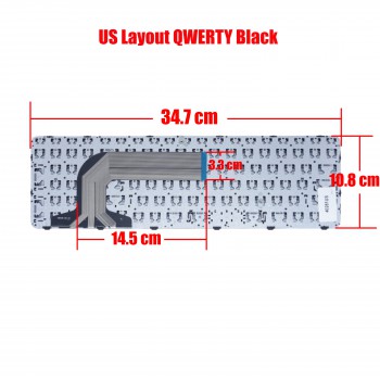 Laptop Keyboard HP Pavilion 17E 17-E 17-N 17-E000 17-E100 17-e100sv 17-Exxx 17Z-E 720670-001 725365-001 17-E061SV 2B-07001Q110 AER68U00210 AER68U00110 725365-001 AER68U00310 720670-001 AER68U00110 US VERSION BLACK KEYBOARD(Ref.40281US)