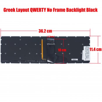 Laptop Keyboard - GREEK Keyboard for Laptop for Toshiba Satellite P55 P55 P55t P55-A P55t-A P55t-A5202 P50 P50-A P50t P55 P55 P55T P55T-B5155 P55T-B5156 P55T-B5158 P55-b P70 P70T P75 P75T v138126ck1 (Ref.40286GRBLSMALL)