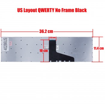 Laptop Keyboard Toshiba Satellite P55 P55 P55t P55-A P55t-A P55t-A5202 P50 P50-A P50t P55 P55t P55T P55T-B5155 P55T-B5156 P55T-B5158 P55-b p55t-a5116 p55t-a5118 (Ref.40286US)