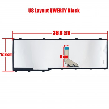 Laptop Keyboard FUJITSU AH532 A532 N532 NH532 US LAYOUT WITH FRAME A532 AH532 N532 NH532 CP569151-01 CP611934-01 MP-11L63US-D85 MP-11L63US-D85W AEFJ8U00028 Rev:3A CP575204-001 F226 (Ref.40287US )