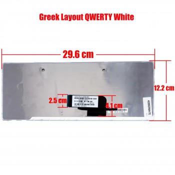 Keyboard Greek-Greek Laptop Keyboard Sony VAIO VPC-CW 9J.N0Q82.B01 9J.N0Q82.B06 9J.N0Q82.B0A 9J.N0Q82.B0E 9J.N0Q82.B0F 9J.N0Q82.B0G 9J.N0Q82.B0J 9J.N0Q82.B0R 94400041 148754391 V081578C 550102B1F-203-G (Ref.40289GRWHITE)