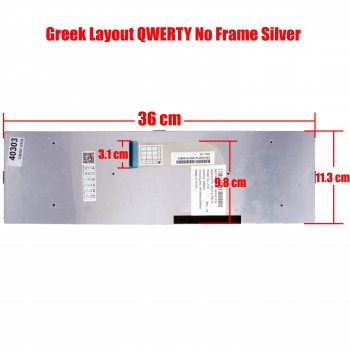 Keyboard Greek-Greek Laptop Keyboard Acer 5943 5943G 8943 8943G 8950 8950G AEZYA+00010 MP-09N63GR6920 Model No:ZYA AEZYAF00010 AEZYAG00010 AEZYAN00010 AEZYAR00010 KB.I170A.199 MP-09N63U46698 MP-09N63U46920 GR SILVER(Ref.40303GRSILVER)