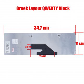 Keyboard Greek-Greek Laptop Keyboard Asus A75D A75DE K75D K75DE R700DE BLACK GREEK VERSION(Code 40305GR)