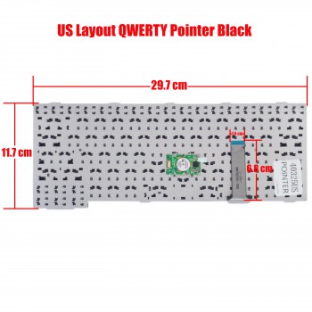 Keyboard Laptop Keyboard Fujitsu A552 A561 E741 E751 S561 S751 S760 S761 S762 SH560 SH561 SH760 MP-09K36003D853 CP442332 CP503704 CP503704-XX CP603268-01 CP611381-XX CP611396-XX MP-09K30J03D853W MP-09K33US-D85 MP-09K33US-D8521 BLACK (Ref.40325USPOINTER)